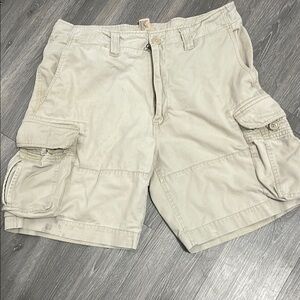 MN3 Austin Clothing Co Tan Cargo Shorts Casual Cotton Blend